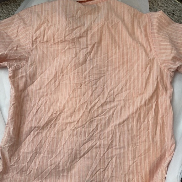 Mens Patagonia Peach Colored Short Sleeve Button-down Shirt Size Small - Picture 4 of 6